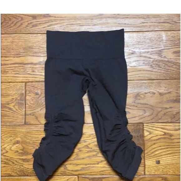 Lululemon Flow & Go Crop Yoga Pant High Waist Leggings Dark Heather Gray Sz 8 - Picture 10 of 10